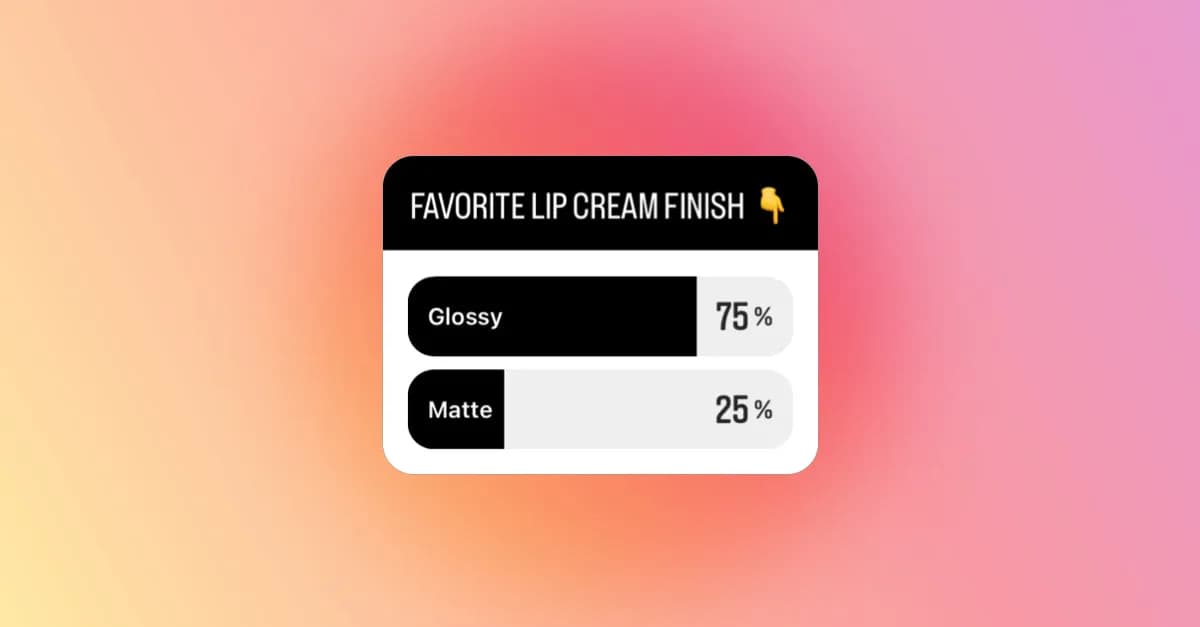 Instagram polls